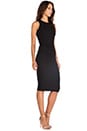 view 2 of 4 Skinny Tucked Tank Dress in Black