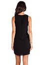 view 3 of 5 A-Line Chiffon Tank Dress in Black