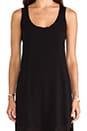 view 5 of 5 A-Line Chiffon Tank Dress in Black