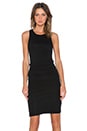 view 1 of 4 Ruched Belt Dress in Black
