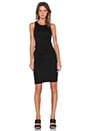 view 4 of 4 Ruched Belt Dress in Black