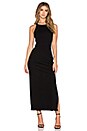 view 1 of 4 Sleeveless Side Split Dress in Black