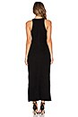 view 4 of 4 Sleeveless Side Split Dress in Black