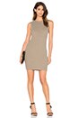 view 1 of 3 Ribbed Shell Dress in Khaki