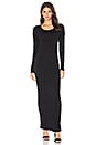 view 2 of 4 УЗКОЕ ПЛАТЬЕ С РАЗРЕЗОМ in True Black