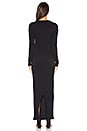 view 4 of 4 УЗКОЕ ПЛАТЬЕ С РАЗРЕЗОМ in True Black