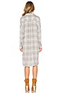 view 3 of 4 VESTIDO CAMISERO OVERSIZE in Light Grey Plaid