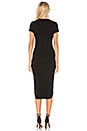 view 3 of 3 Rib Henley Dress in Black