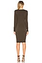 view 3 of 3 Scoop Neck Side Panel Dress in Hunter