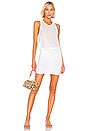 view 1 of 3 Racerback Blouson Dress in White