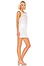 view 2 of 3 Racerback Blouson Dress in White