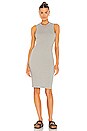 view 1 of 4 Scoop Back Rib Tank Dress in Platinum
