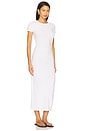 view 2 of 3 VESTIDO FRANZIDO TIPO CAMISETA in White