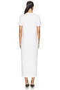 view 3 of 3 Relaxed T-shirt Dress in White