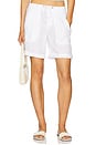 view 1 of 6 Soft Drape Utility Short in White