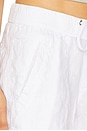view 6 of 6 Soft Drape Utility Short in White
