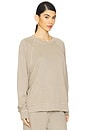 view 2 of 4 Relaxed Sweatshirt in Overcast Pigment