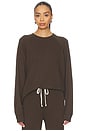 view 1 of 5 Boyfriend Raglan Sweatshirt in Porcupine