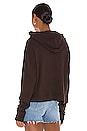 view 3 of 4 Relaxed Crop Hoodie in Mulberry