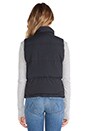 view 4 of 5 Down Filled Funnel Neck Vest in Black