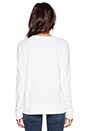 view 3 of 3 Classic Long Sleeve Raglan Sweatshirt in White