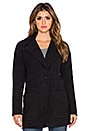 view 2 of 4 Boucle Coat in Black