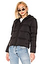 view 2 of 5 Fleece Lined Puffer Jacket in Black