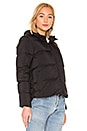 view 3 of 5 Fleece Lined Puffer Jacket in Black