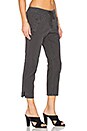 view 2 of 4 Cropped Ankle Split Pant in Carbon