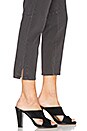 view 4 of 4 Cropped Ankle Split Pant in Carbon