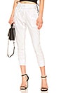 view 1 of 4 Contrast Cotton Pant in White