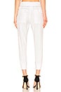 view 3 of 4 Contrast Cotton Pant in White