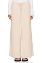 view 1 of 4 Oversized Matte Wide Leg Pant in Sand Dune