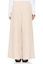 view 3 of 4 Oversized Matte Wide Leg Pant in Sand Dune