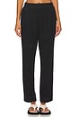 view 1 of 6 Pleat Relaxed Fit Pant in Black