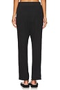 view 4 of 6 Pleat Relaxed Fit Pant in Black