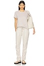 view 5 of 6 Soft Drape Pant in Salt Pigment