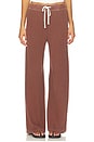 view 1 of 6 Wide Leg Sweatpant in Cedar Pigment