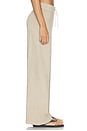 view 3 of 6 Wide Leg Sweatpant in Light Khaki