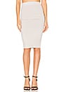 view 1 of 4 Shirring Pencil Skirt in Talc