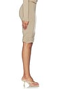 view 3 of 6 Melange Jersey Skirt in Coffee