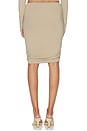 view 4 of 6 Melange Jersey Skirt in Coffee