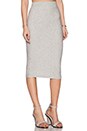 view 2 of 3 Classic Fleece Skirt in Heather Grey