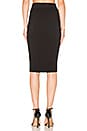 view 3 of 4 Shirring Pencil Skirt in Black