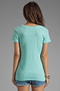 view 2 of 3 Relaxed Casual Tee in Cyan