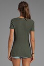 view 2 of 3 Causal Tee with Reverse Binding in Alligator