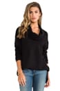 view 1 of 4 Oversize Cowl Tunic in Black