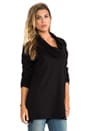 view 2 of 4 Oversize Cowl Tunic in Black