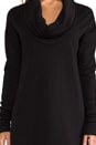 view 4 of 4 Oversize Cowl Tunic in Black