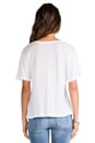 view 4 of 5 Cotton Cashmere V Neck in White